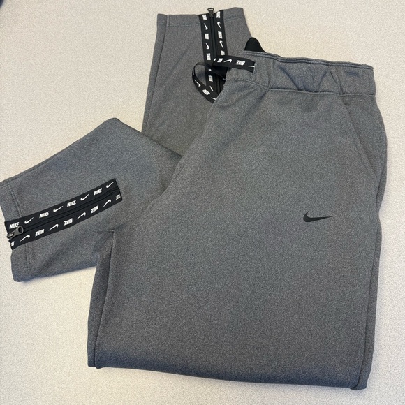 Nike Tech Fleece Jogger Pants Gray Ankle Zip Sz M - Picture 2 of 4